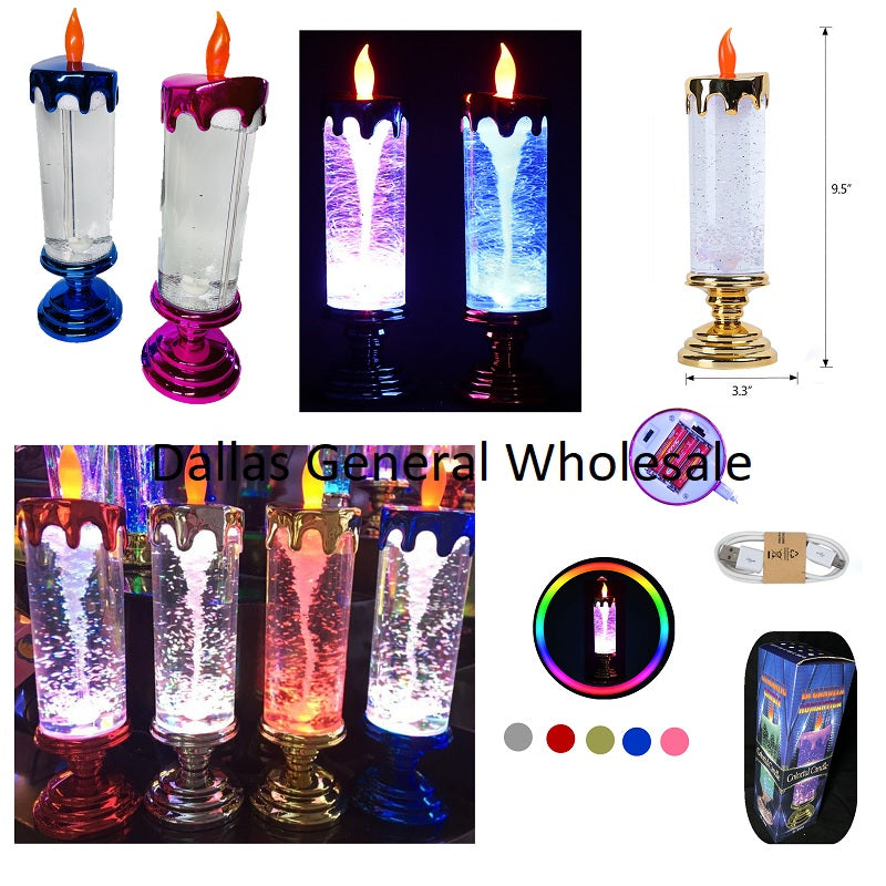 Color Changing LED Candle Tornado Lamps Wholesale MOQ 12