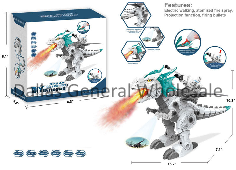 Bulk Buy Toy Dino Robot T-rex w/ Smoke Wholesale