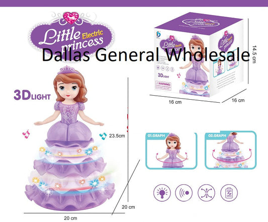 Bulk Buy Electronic Toy Spinning Princess Doll Wholesale