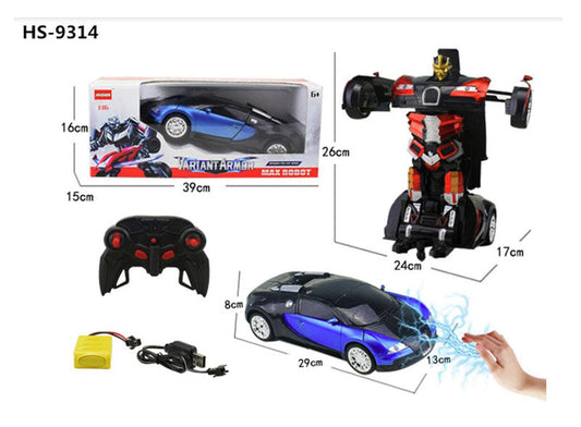 Toy Remote Control Transforming Robot Cars Wholesale