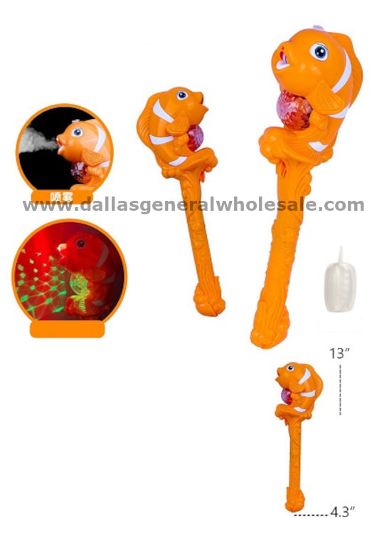 Bulk Buy Carnival Toy Light Up Mist Spray Fish Wands Wholesale