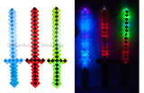 3D Pixelated Glowing Swords Wholesale