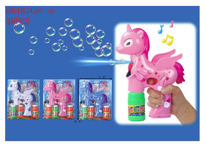 Bulk Buy Unicorn Bubble Blaster Guns Wholesale