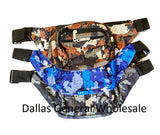 Bulk Buy Camouflage Mesh Fanny Packs Wholesale