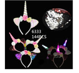 Glow In Dark Unicorn Headbands Wholesale