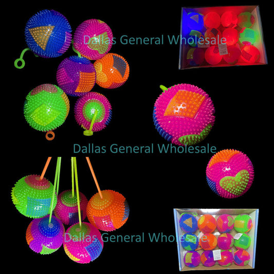 Glowing Squeezable Squeaky Yoyo Balls Wholesale