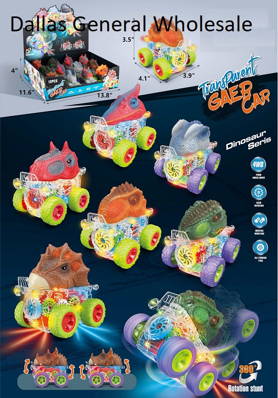 Toy Friction LED Dinosaur Cars Wholesale