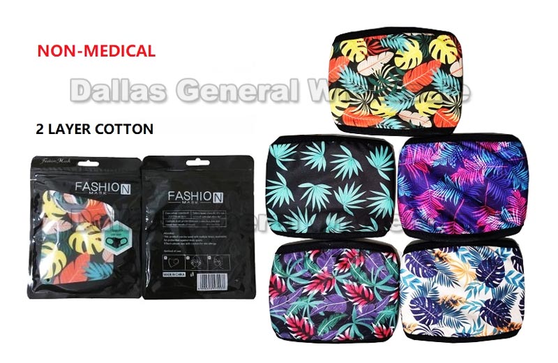 Adults Anti-Pollen Marijuana Cotton Face Masks Wholesale MOQ 12