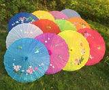 Oriental Parasols Umbrellas In Bulk- Assorted