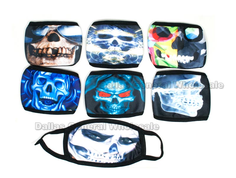 Bulk Buy Anti-Pollen Skull Face Masks Wholesale