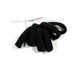 6 PC Black Hair Scrunchies Wholesale MOQ 12