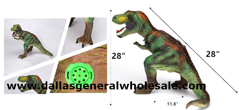 Bulk Buy 28" Giant PVC T-Rex Toy Wholesale