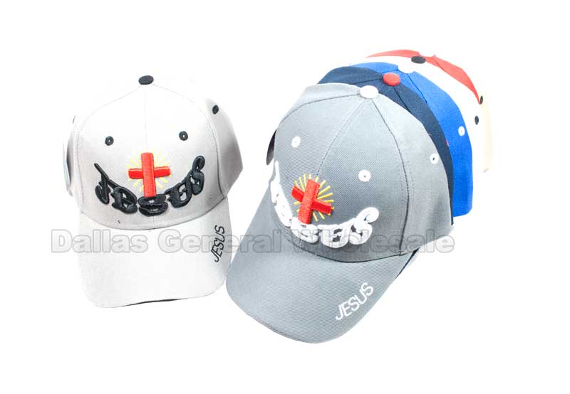 Bulk Buy "Jesus" Adults Casual Caps Wholesale