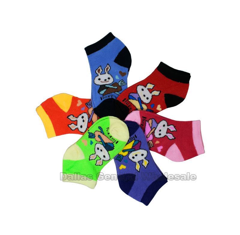 Little Girls Casual Ankle Socks Wholesale