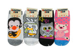 Kids Printed Casual No Show Socks Wholesale