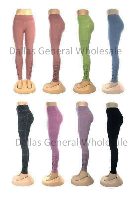 Bulk Buy Fashion Active Leggings w/ Pockets Wholesale