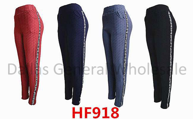 Bulk Buy Textured Fur Insulated Work Out Leggings Wholesale