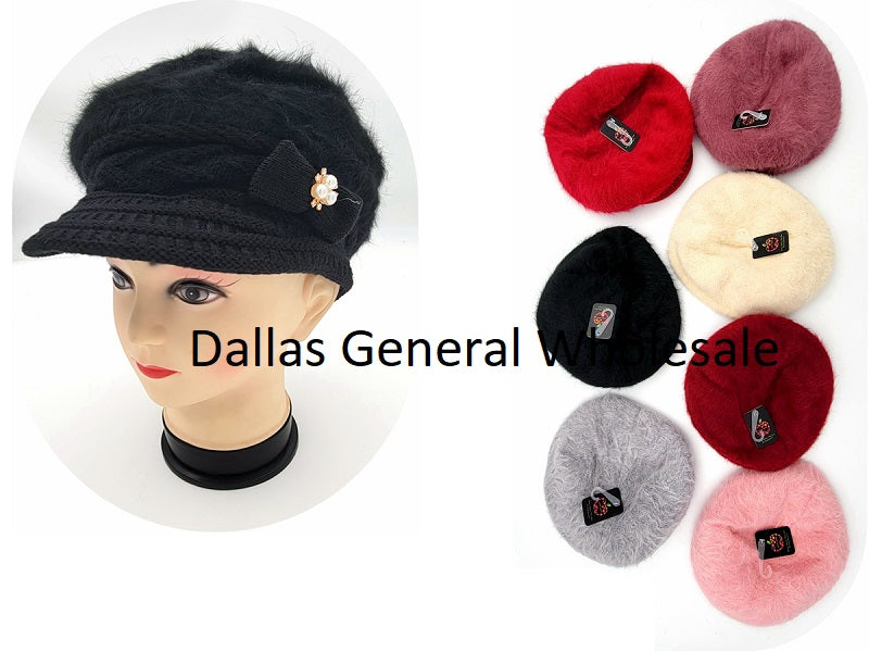 Bulk Buy Trendy Winter Visor Beanies Caps Wholesale