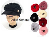 Trendy Winter Visor Beanies Caps Wholesale