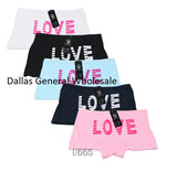 Girls "Love" Casual Boxer Briefs