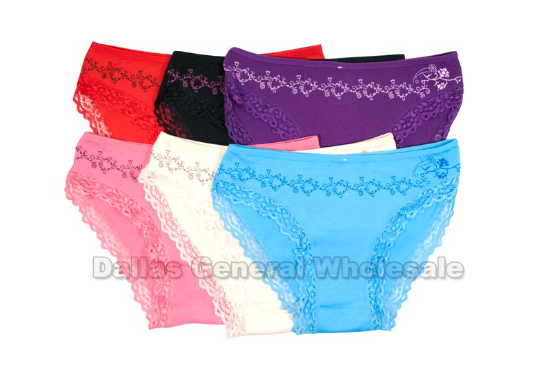 Ladies' Floral Lace Underwear