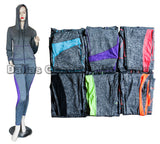 Active Long Sleeve Top with Pants Set Wholesale MOQ 12