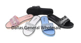 Bulk Buy Ladies Bling Bling Slide On Sandals Wholesale