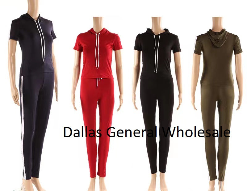 Bulk Buy Casual Matching Top w/ Track Pants Set Wholesale