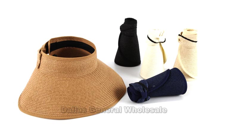 Ladies Foldable Straw Hats Wholesale