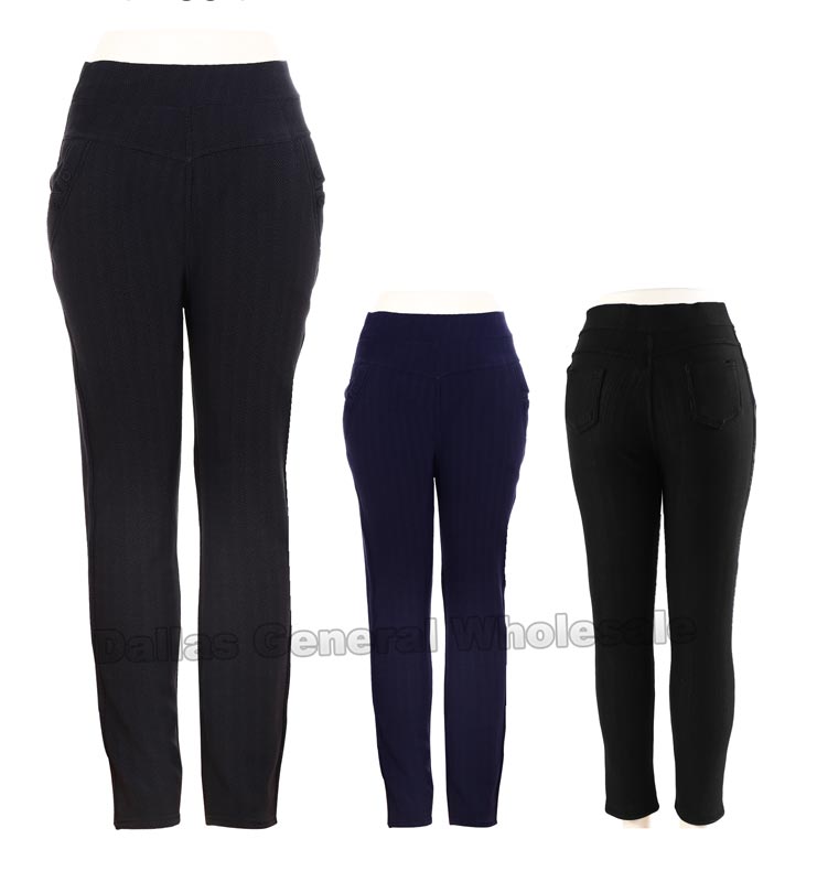 Bulk Buy Ladies Fur Lining Thermal Pants Wholesale