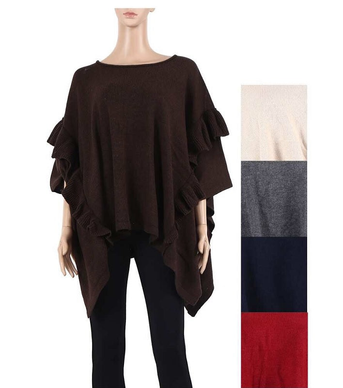 Bulk Buy Ladies Sweater Ponchos Wholesale