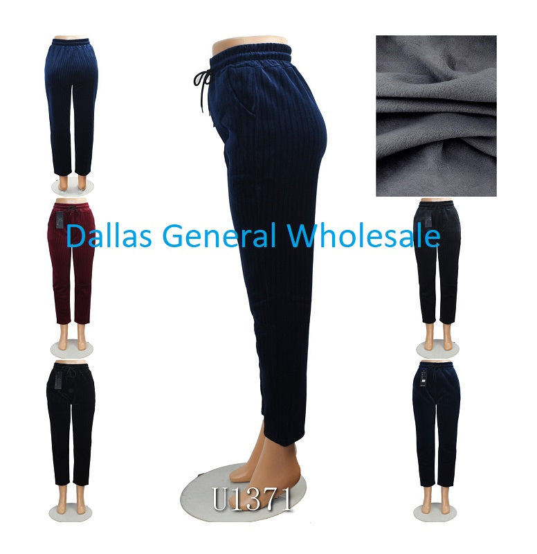 Bulk Buy Ladies Insulated Thermal Fleece Pants Wholesale