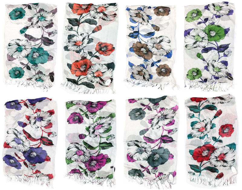 Ladies Printed Fashion Fall / Spring Scarves Wholesale