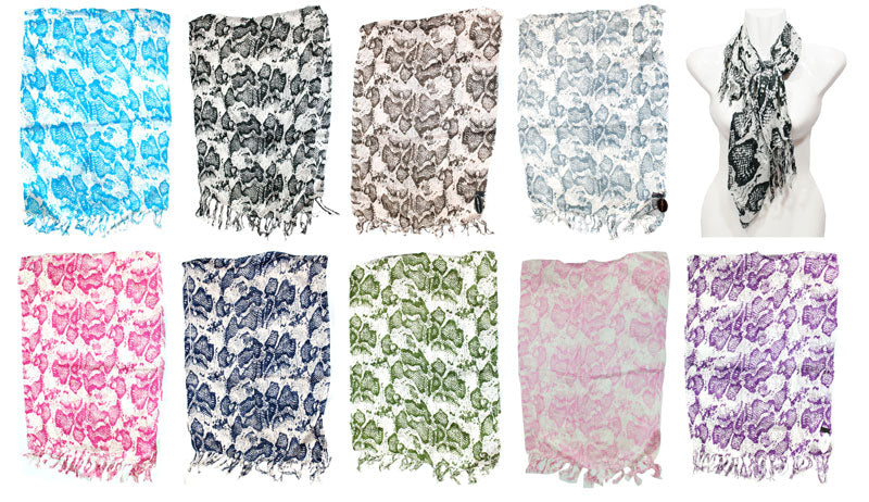 Ladies Printed Fashion Fall / Spring Scarves Wholesale