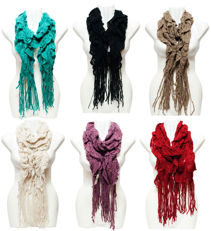 Color Stripes Cashmere Feel Scarf Wholesale