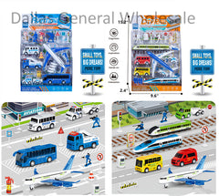 Bulk Buy Toy Aviation & City Rail Play Set Wholesale