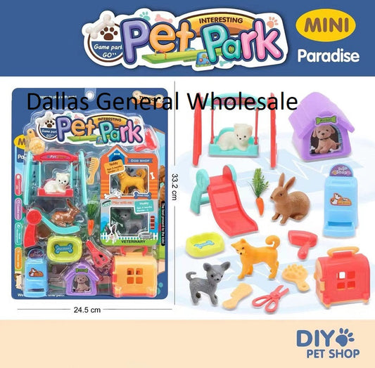 Bulk Buy Cardboard Display Pet Shop Play Set Wholesale