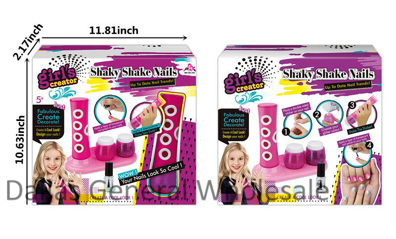 Toy DIY Glitter Nail Salon Kit Wholesale