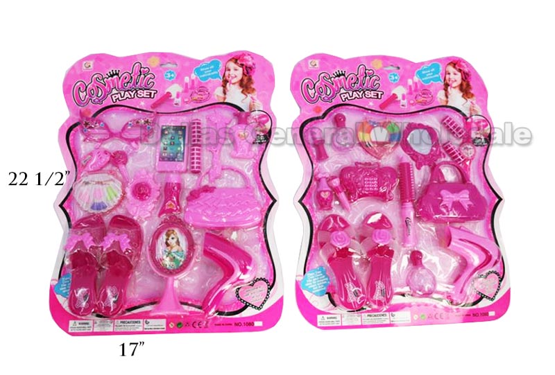 Bulk Buy 15 PC Girls Pretend Play Fashion Play Sets Wholesale