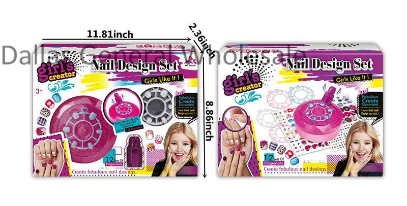 Toy DIY Glitter Nail Salon Set Wholesale