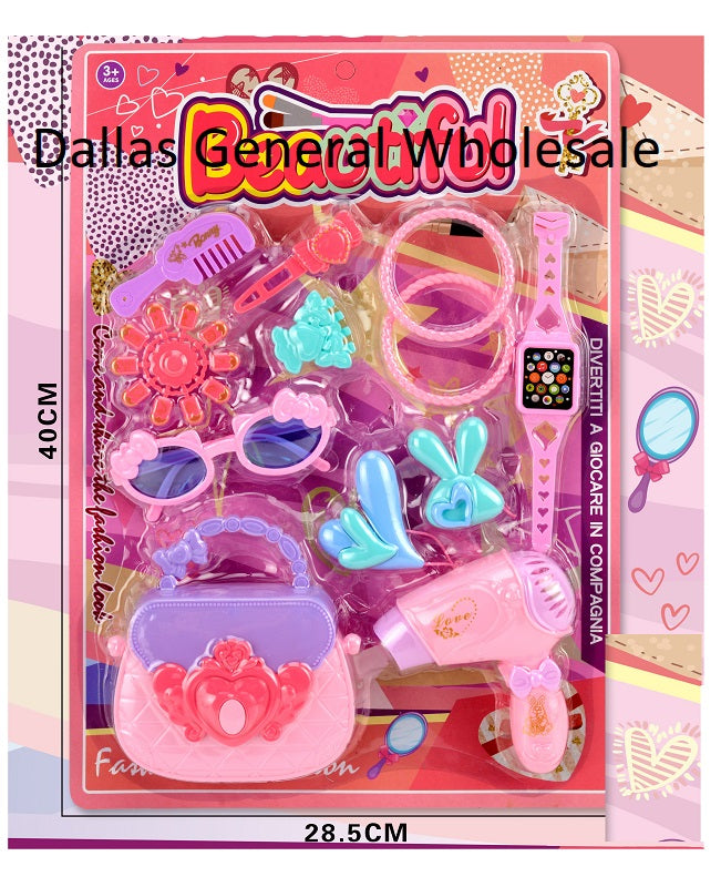 Bulk Buy 12PC Girls Pretend Play Beauty Set Wholesale