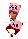 Girls Bear Knitted Beanies Wholesale