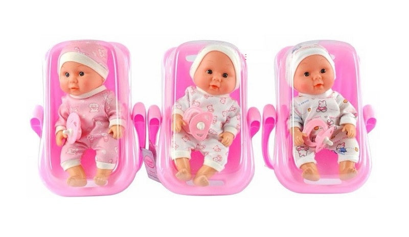 Bulk Buy Toy Baby Dolls in Car Seat Wholesale