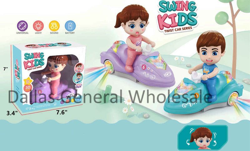 Bulk Buy B/O Toy Swinging Motorcycles Wholesale