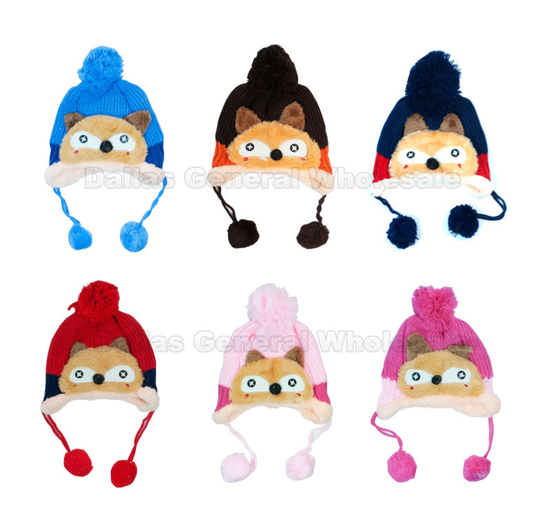 Bulk Buy Kids Fleece Lining Toboggan Beanie Hats Wholesale