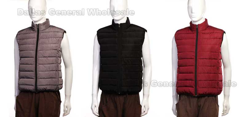 Bulk Buy Men Winter Padded Vests Wholesale