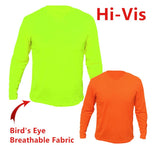 Men High Visibility Long Sleeve Work Shirts Wholesale