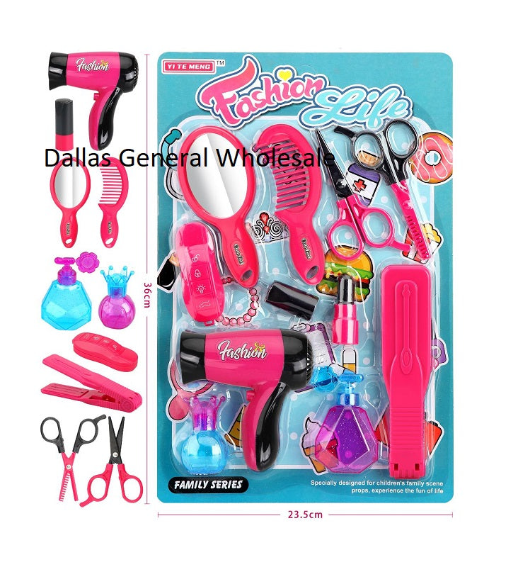 Bulk Buy 10 PC Girls Pretend Play Beauty Set Wholesale