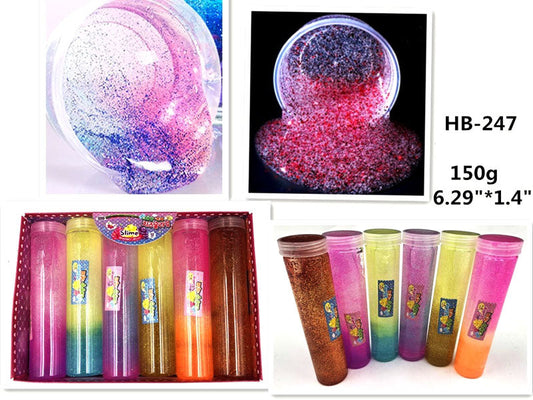 Glitter Transparent Slimes Wholesale