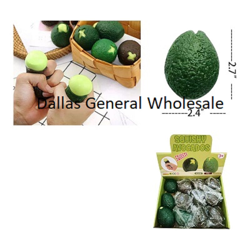 Bulk Buy Magic Flexible Avocado Fidget Balls Wholesale